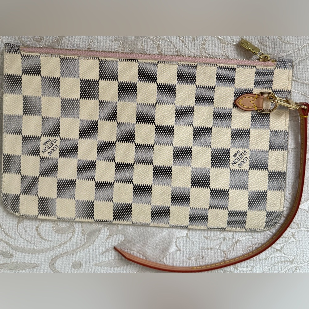 Louis Vuitton Pink Interior Clutch